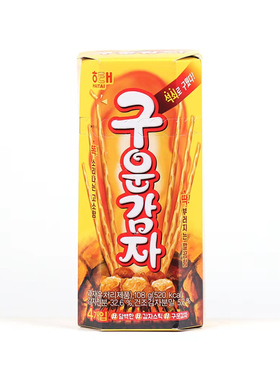 韩国进口海太烤薯棒饼干108g土豆条休闲小吃零食每盒4小包