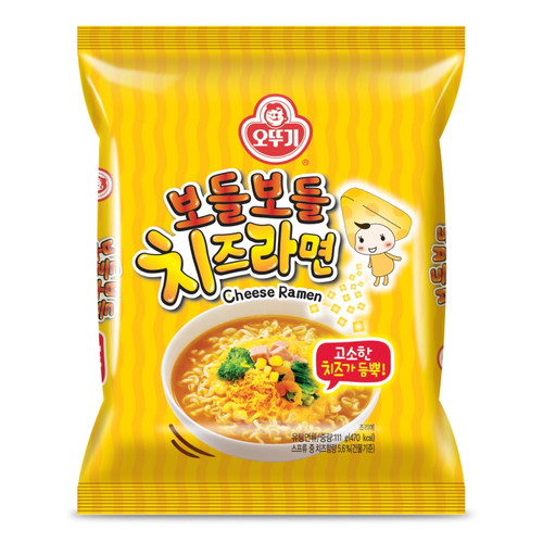 不倒翁芝士奶酪味拉面韩国