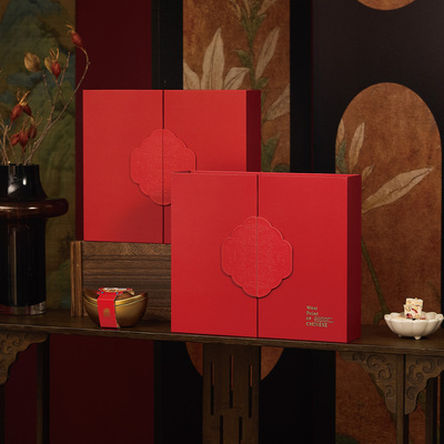 马年春节年货礼盒包装空盒