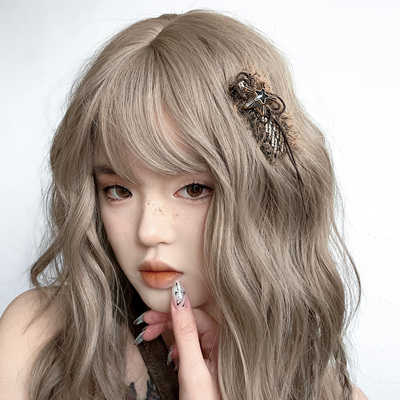 Brokenbone原创星星毛边发夹