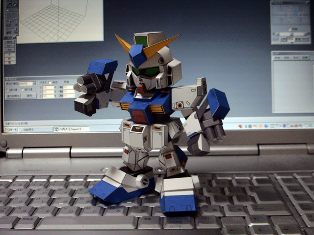 纸质模型高达敢达机器人机甲制作