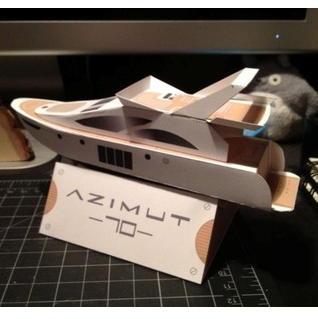 儿童手工折纸diy拼装立体3d纸质模型仿真航模船模游艇快艇制作