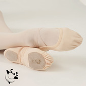 练功考级 男女款 福生若舞弹力布包脚芭蕾舞蹈软底鞋 猫爪鞋