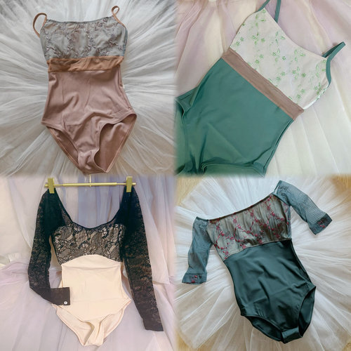 福生若舞 意大利dellalo milano定制款 芭蕾舞蹈练功连体服 多款