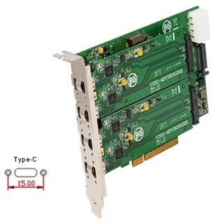 8端口USB 3.0 转  PCI Express x8 Gen 2 主机卡 U3X8-PCIE8XE104