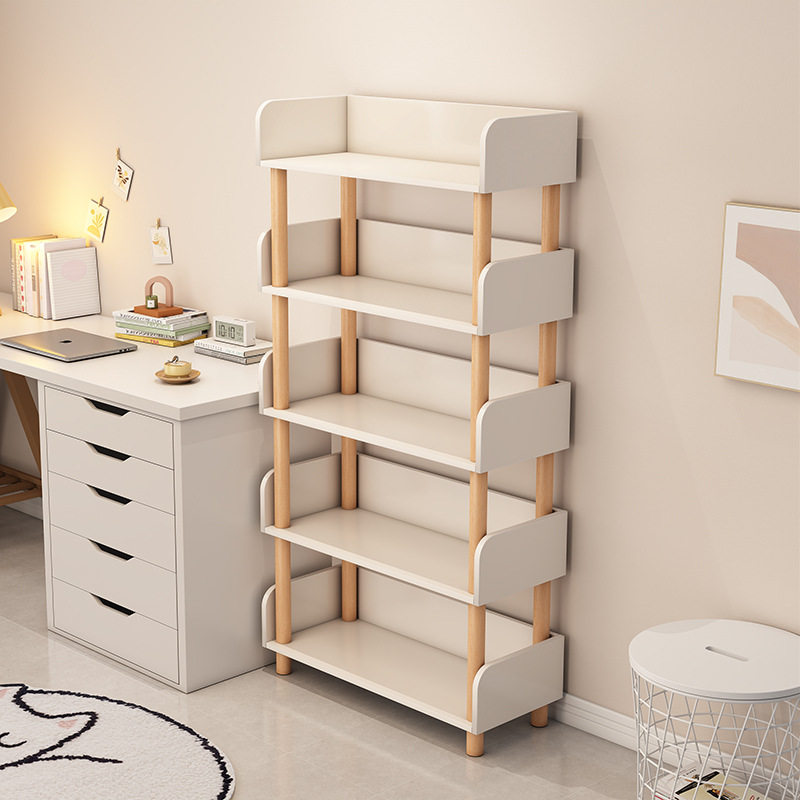 书架落地置物架多层收纳架子产品展示架窄零食架柜子分层架货架