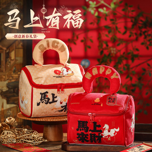 新年礼品袋2026新款包装手提大福袋高级感礼物袋子马年伴手礼公司