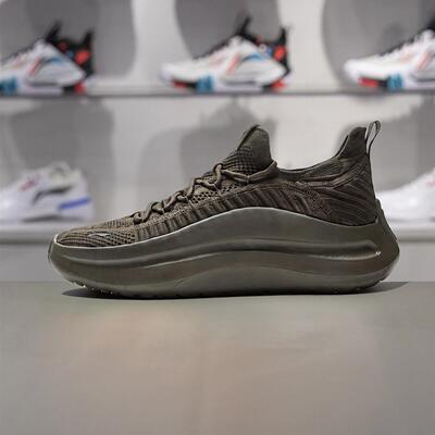 李宁透气轻便男子系带潮流休闲鞋