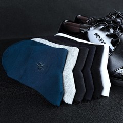 Deodorant socks men's cotton socks four seasons black solid business men's socks sweat absorbing antibacterial socks men's socks