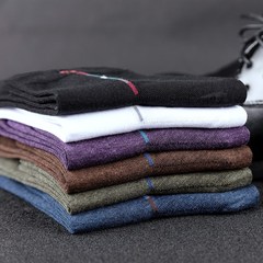 Deodorant men's middle tube socks men's cotton spring autumn stockings men's pure cotton antibacterial men's socks