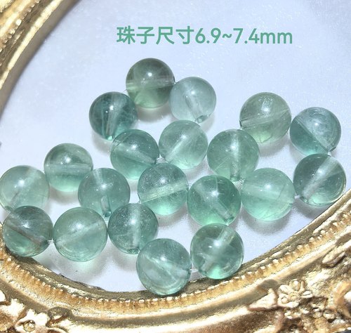 天然透体绿萤石跑环绿色水晶跑环DlY设计款水晶配件串饰跑环