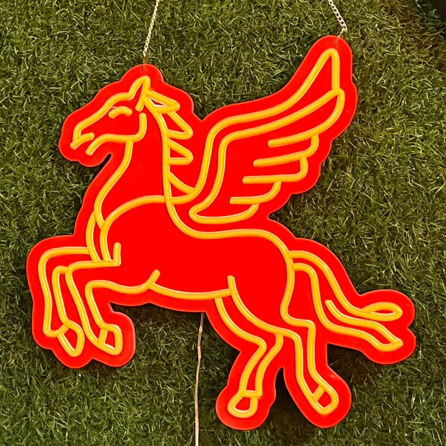 马年发光挂件灯LED飞马灯户外防水景观装饰灯庭院灯户外防雨低压,节庆用品/礼品,装饰灯,淘宝优惠券,粉丝福利购,淘宝优惠卷
