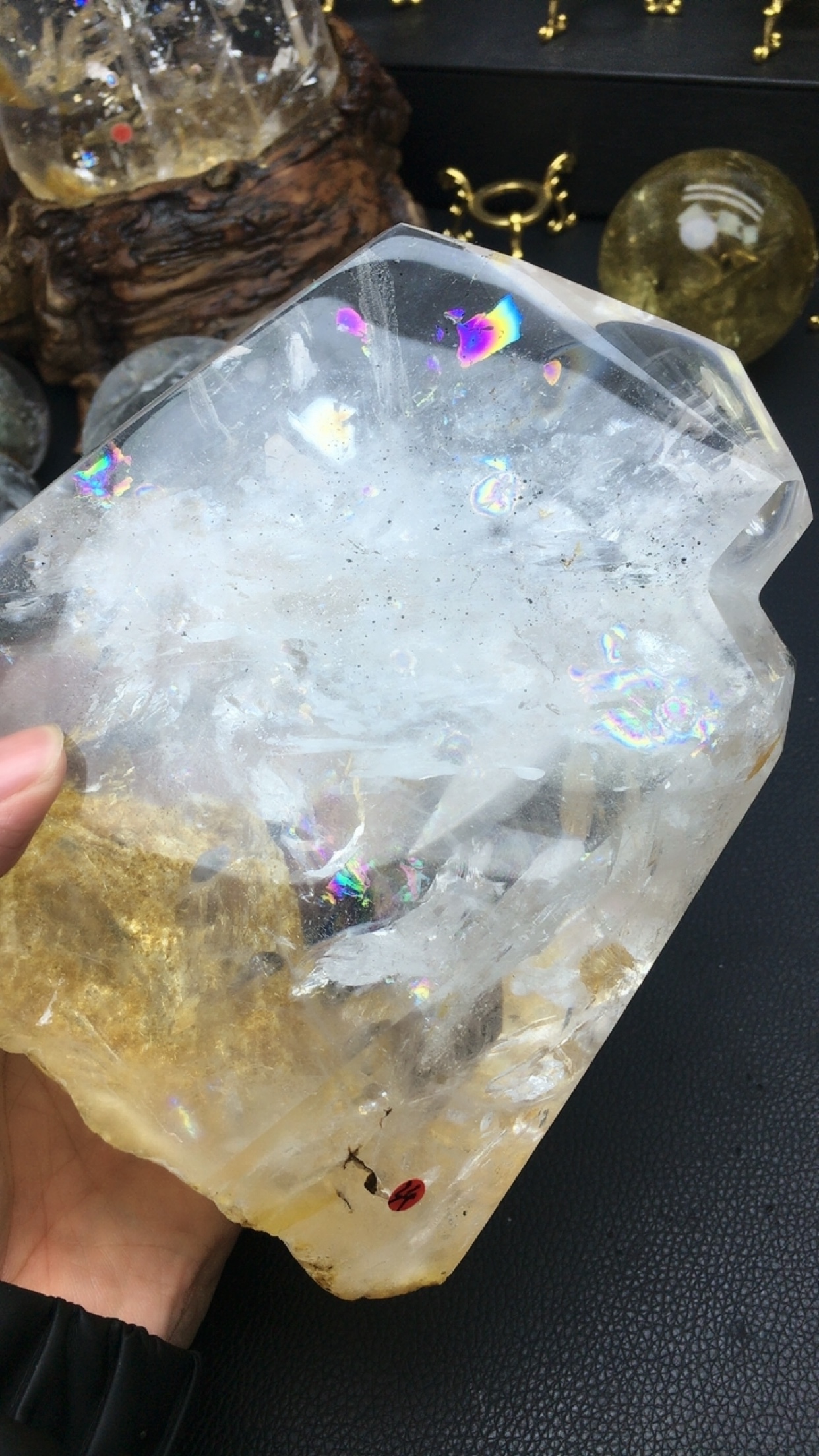 天然阿塞水晶柱34