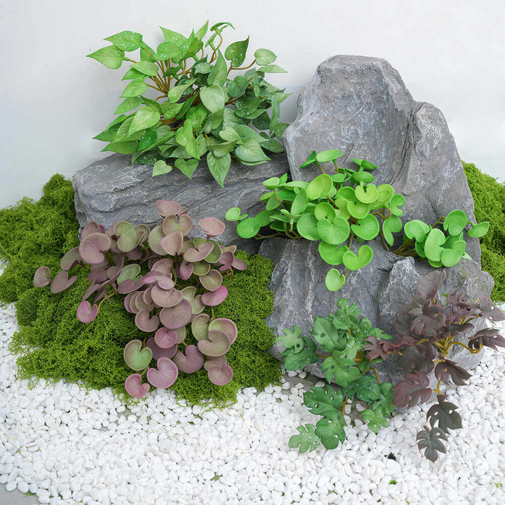 植物墙铜钱草配材装饰假花