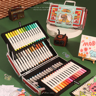 丙烯马克笔画笔小学生专用速干防水DIY涂鸦手账手绘彩色套装彩笔