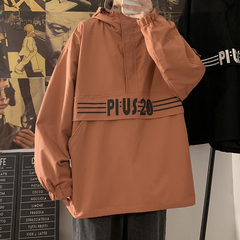 2021 spring new style Hong Kong style jacket Hooded Jacket