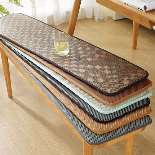 夏季冰藤凉席长凳坐垫定制