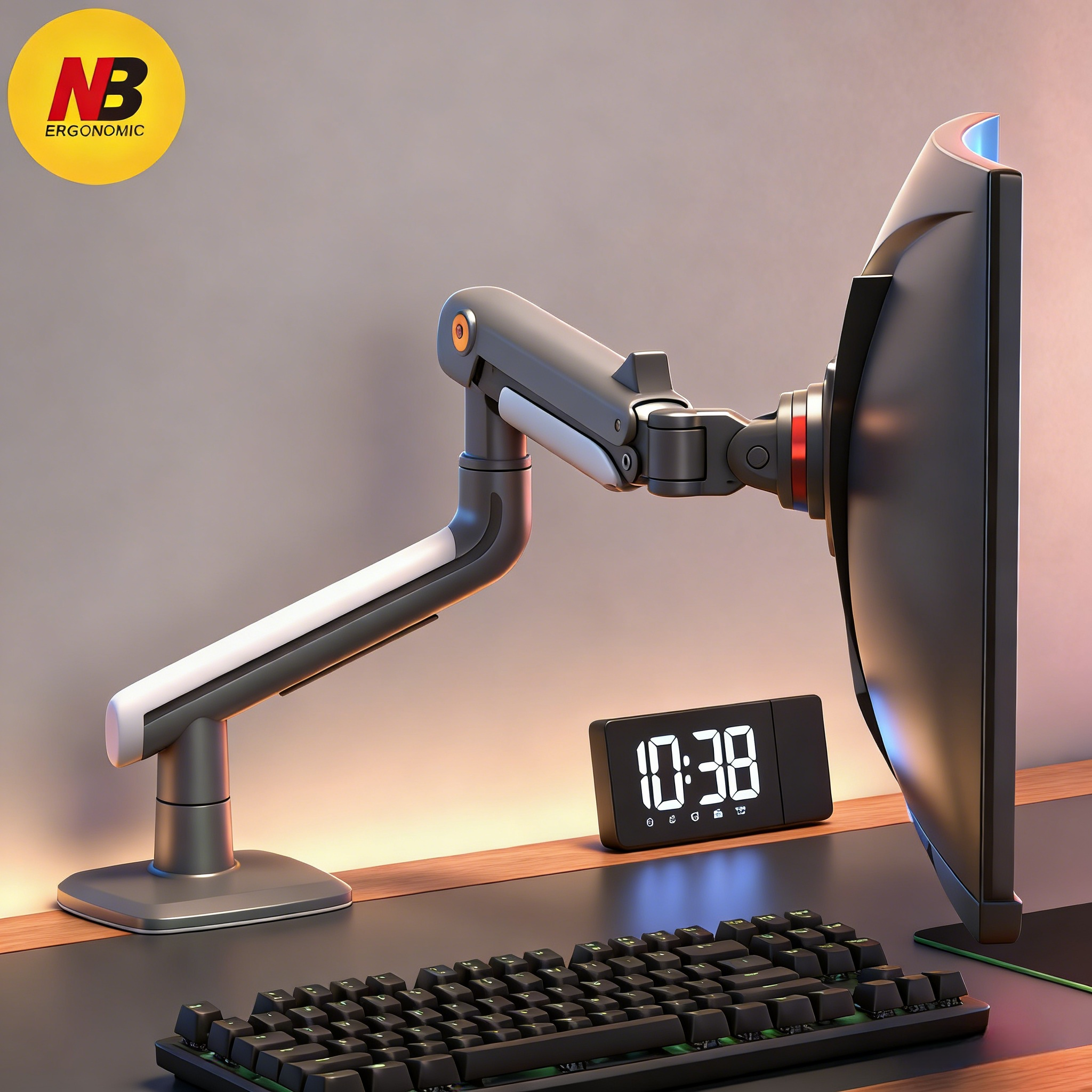 NB A5 （27-50寸）nb显示器支架 nb机械臂显示屏机械臂nb18kg承重