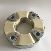 卡特320D 323D液压泵减震连接胶总成 110H连接胶铝块总成