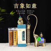 桂花 吉象如意炉 祥云鹅梨 墨青山 香炉好物 1象2吊炉