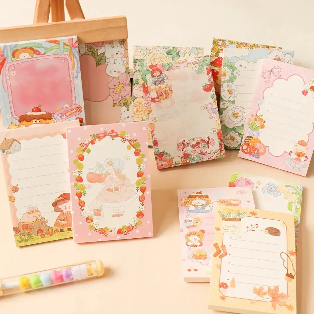 Cute cartoon note, book, notebook