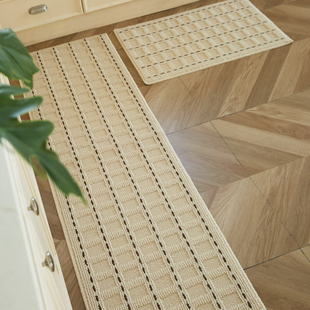 厨房地垫防滑防油专用可擦免洗脚垫长条吸水耐磨垫子入户进门地毯