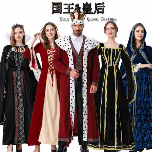 女王万圣节欧洲复古宫廷服装