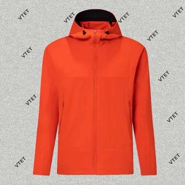 男士软壳防风夹克透气纯色保暖