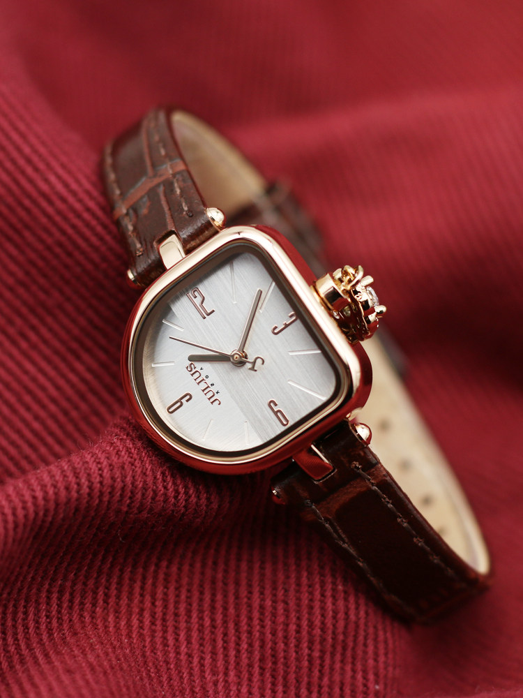 韩国聚利时julius手表女学生轻奢小众高级感防水时尚日本石英机芯