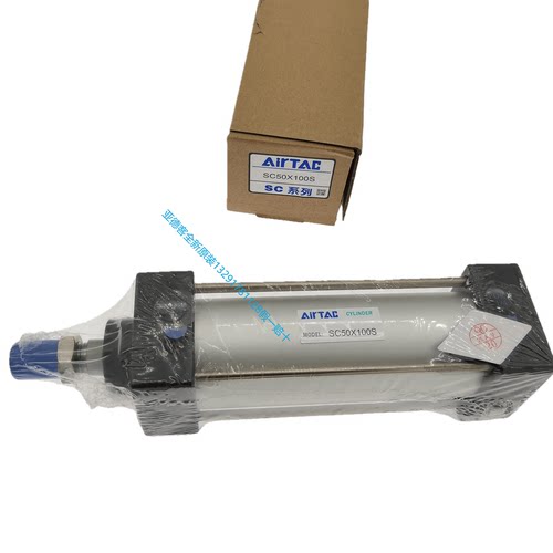 亚德客原装拉杆标准气缸SC50*100