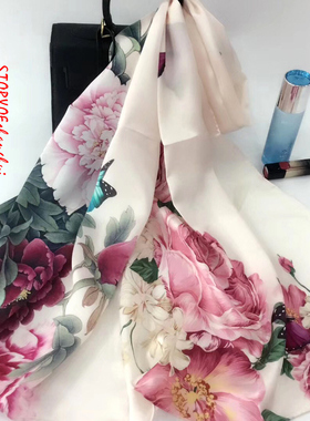 上海故事真丝丝巾女妈妈2026年新款披肩高档礼盒桑蚕丝围巾送礼