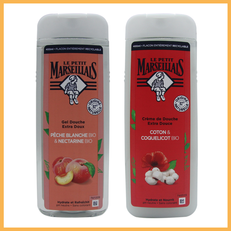 法國原產(chǎn)Le petit Marseiliais小馬賽人沐浴露本土版400ML