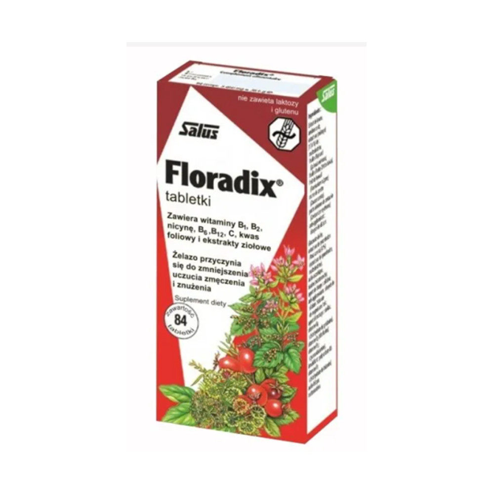 德国salus铁元片剂女生便携补铁片调气虚提气血成人莎露斯红铁元