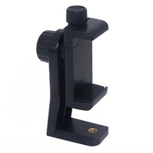 手机夹横竖屏旋转可调手机座三脚架直播支架云台自拍杆手机固定夹