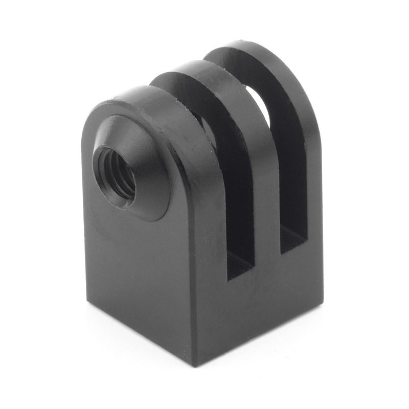 运动相机三脚架转接头gopro大疆转换座自拍杆连接卡口金属1/4配件