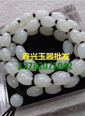 男女款白玉路路通貔貅关公毛衣链