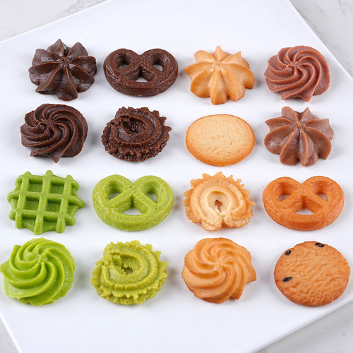 仿真曲奇饼干模型蓝莓橱窗装饰