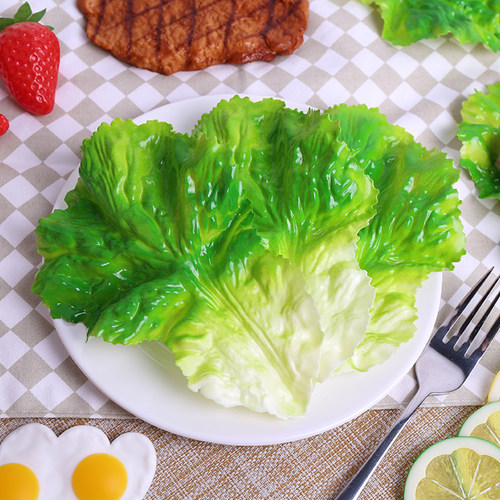 仿真生菜叶模型果蔬食物菡玄妙艺