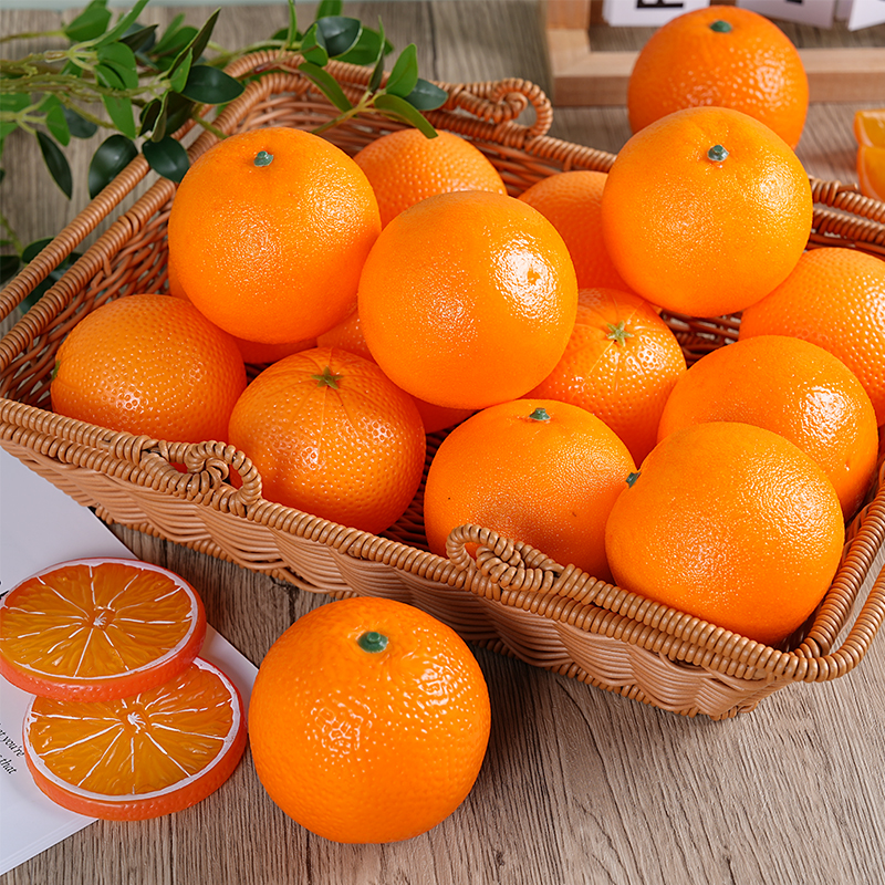 泡沫材质假橙子菡艺模玩仿真水果