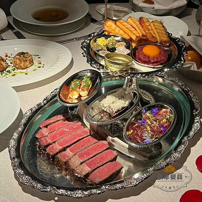 高档酒店餐厅创意餐具图片