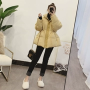 [Giải phóng mặt bằng] Quần áo cotton eo đa năng Dongdaemun quần áo ngắn bánh mì oversized dày cotton nữ mùa đông - Bông