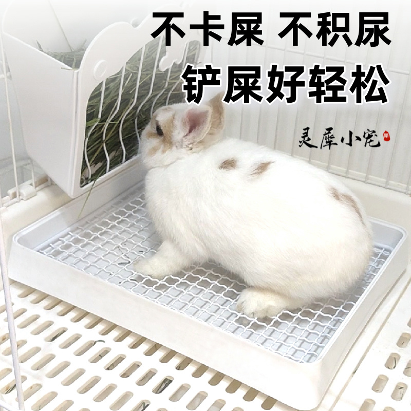 兔兔专用宠物兔子厕所大号屎盆荷兰猪天竺鼠尿盆豚鼠便盆用品大码