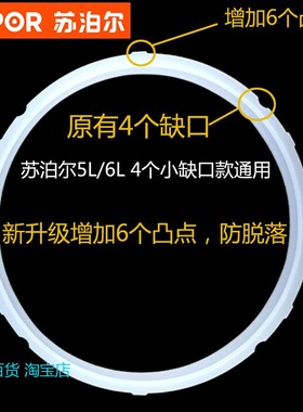 适用苏泊尔电压力锅密封圈SY-50YC8201Q电压力锅配件密封圈胶圈皮