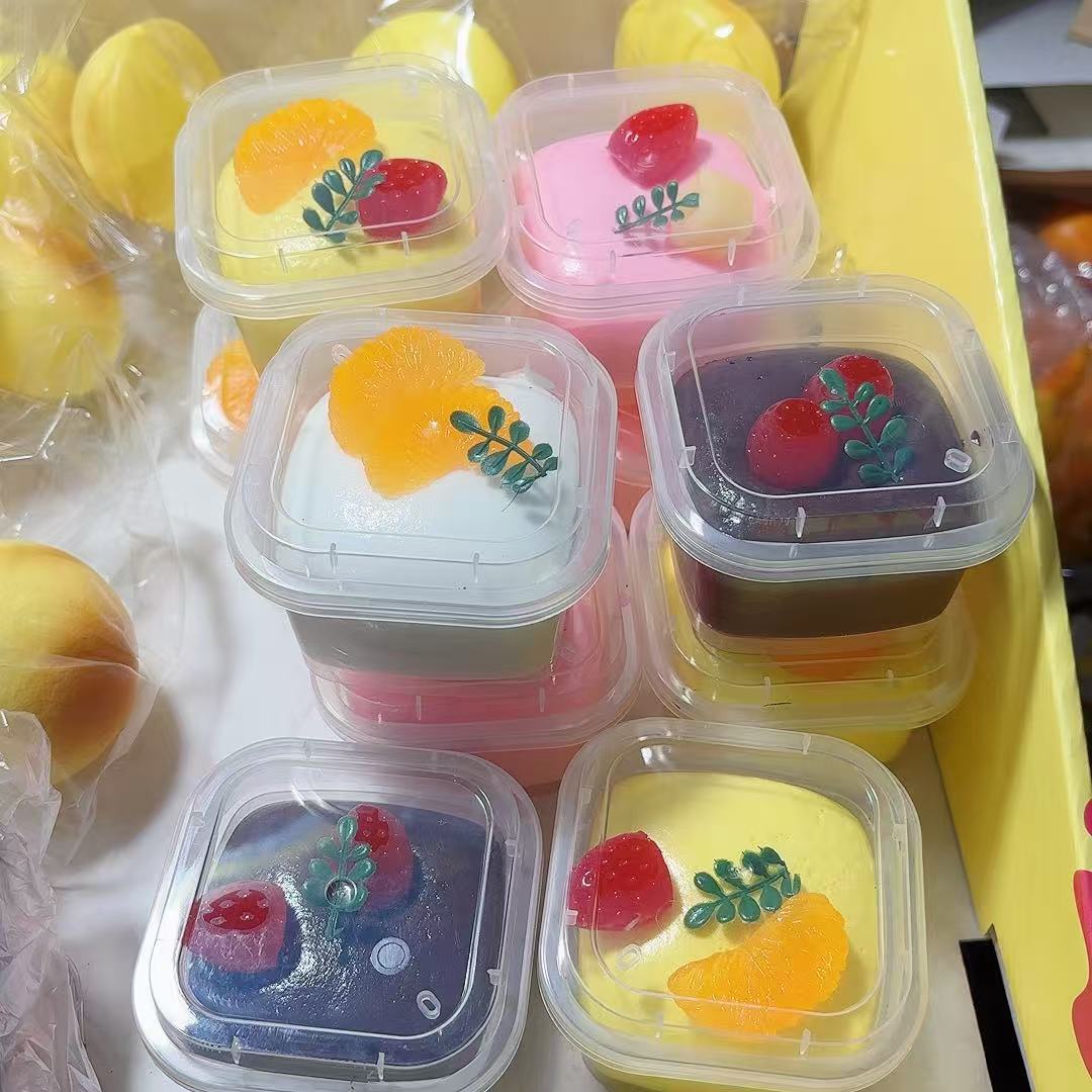 手感湿软仿真pu蛋糕纸杯慢回弹捏捏乐解减压模型道具礼物一件代发