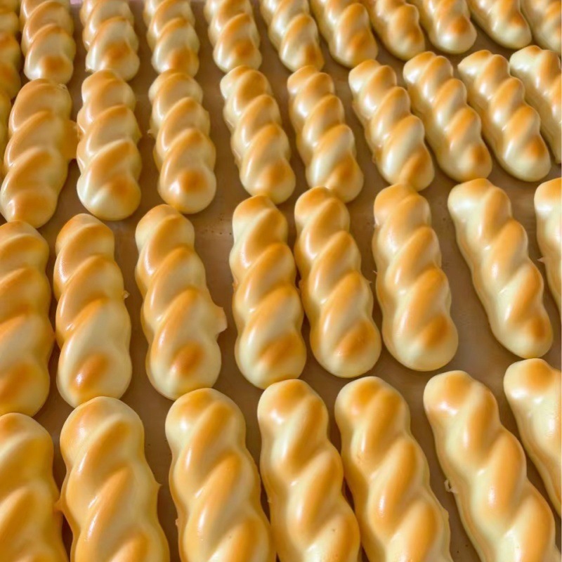 湿软手感软pu仿真吸手指麻花面包慢回弹捏捏解减压模型一件代发