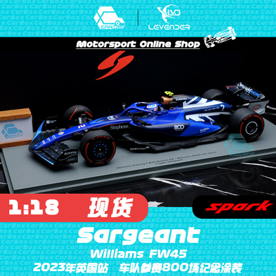 SparkF1赛车模型萨金特
