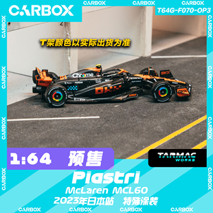 [CarBox] Tarmac Works TW 1:64 F1赛车模型皮亚斯特里2023日本站