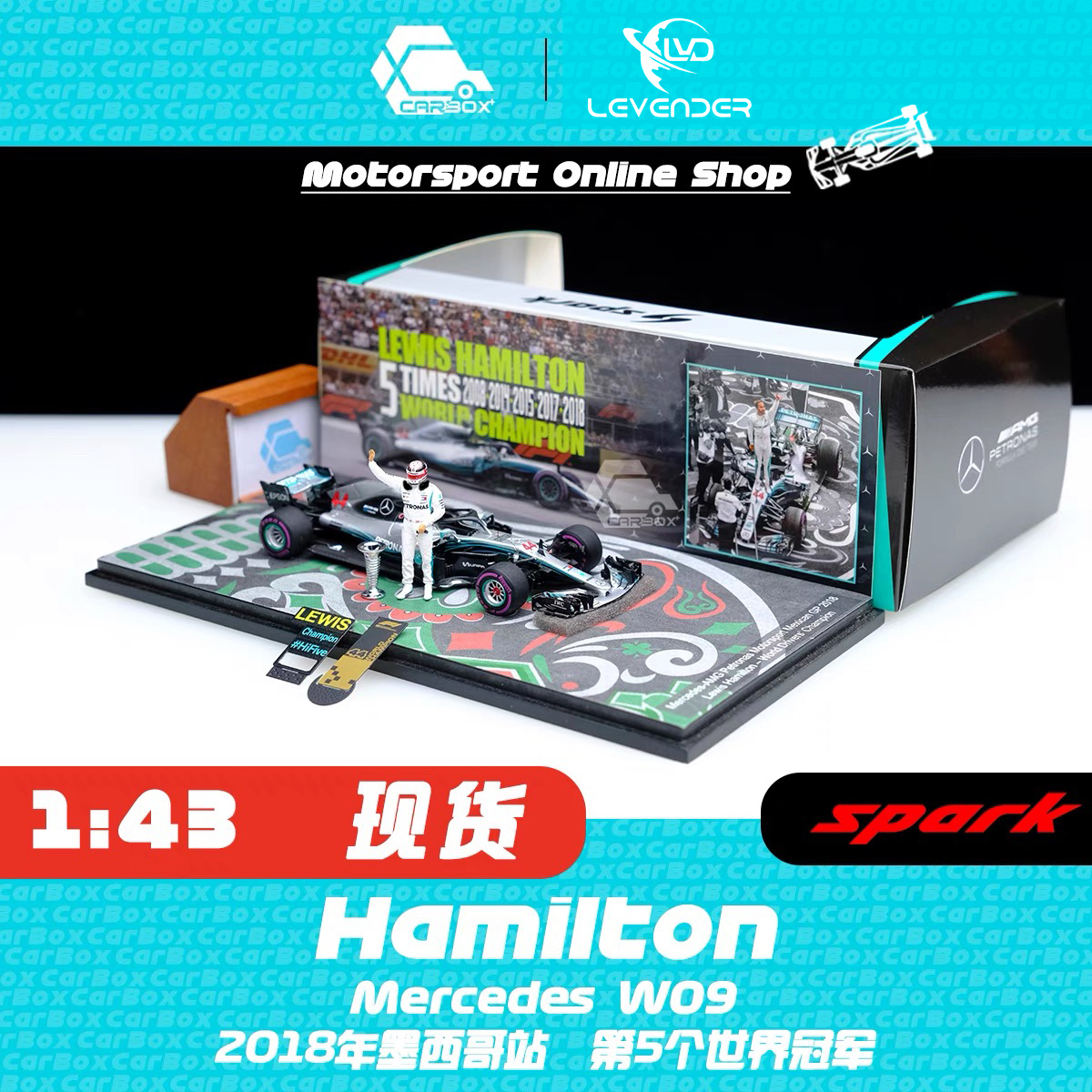 SparkF1赛车模型汉密尔顿