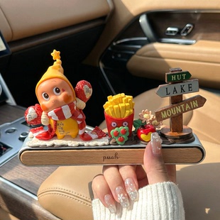 泡泡玛特星星人停车牌临时挪车电话牌diy号码牌2026新款女士专用