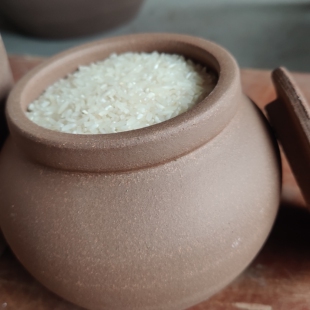 无釉老式米缸家用土陶无釉罐防潮防生虫食品级米缸带盖健康米桶